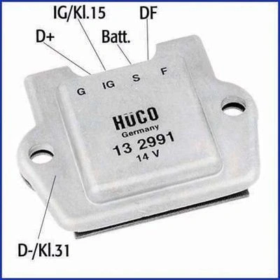 Imagem de HITACHI 130698 Regulador do Alternador 14 MERCEDES BENZ: 190, W124 Carrinha, Classe E Sedan