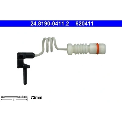 Imagem de ATE 24.8190 0411.2 Sensor de Desgaste Pastilha Freio MERCEDES BENZ: Classe ML