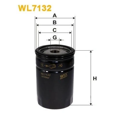 Imagem de Filtros de óleo wix filters wl7132