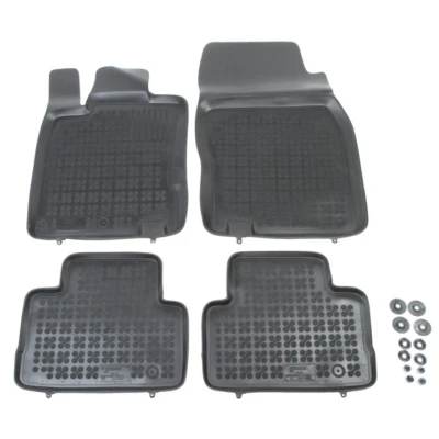 Imagem de REZAW PLAST 201819 Conjunto de tapete chão Borracha à frente e atrás preto NISSAN: Qashqai 2