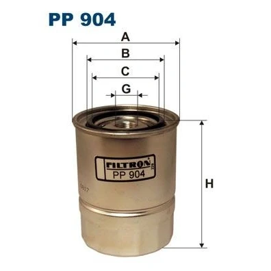 Imagem de Filtro de combustivel filtron pp904