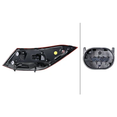 Imagem de HELLA 2SK 013 102 081 Farolim à direita parte exterior LED 12
