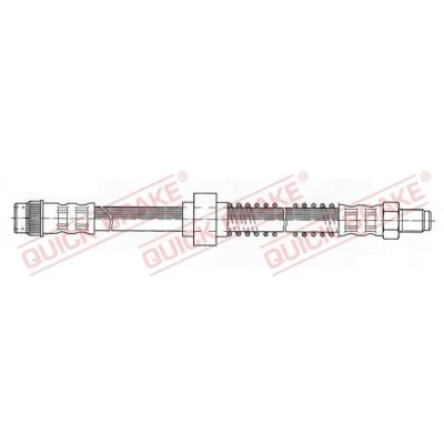 Imagem de QUICK BRAKE 32.993 Mangueira de Travão 340mm M10x1 com rosca interior, exterior RENAULT: Kangoo I Express