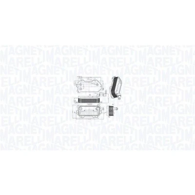 Imagem de MAGNETI MARELLI 350300003000 Radiador de Óleo TOYOTA: Auris Hatchback, RAV4 III SUV, Corolla Verso