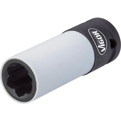 Imagem de VIGOR V4309 Chave de caixa 78, 78 12,5 (1/2&quot;) Faca universal Perfil especial híbrido (Mercedes Benz)
