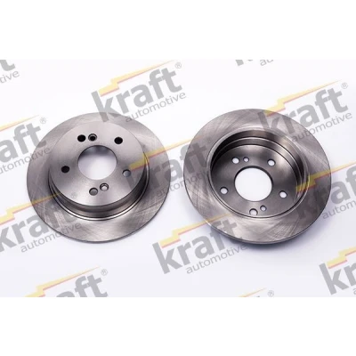 Imagem de KRAFT Disco de travão MERCEDES BENZ: Classe C Sedan, 190, E Sedan 258,0, 258mm 9,0mm 5 cheio 6051020 2014230912,2014231112,2014231212