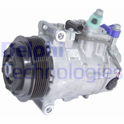 Imagem de DELPHI TSP0159961 compressor Denso 6SEU16C PAG 46 com óleo de MERCEDES BENZ: Classe C T modell, E Sedan, Coupe