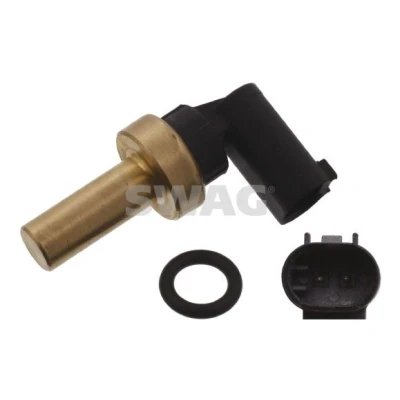 Imagem de SWAG 10 93 4074 Sensor da Temperatura do Líquido de Refrigeração preto com retentor MERCEDES BENZ: Classe C T modell, Sedan, E Sedan