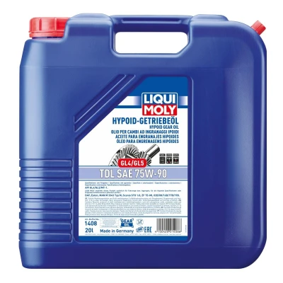 Imagem de LIQUI MOLY Hypoid Getriebeöl GL4/5 TDL 1408 Óleo de caixa velocidades 75W 90 20l TOYOTA: HILUX 5 Pick up, RAV4 I SUV, GT86 Coupe