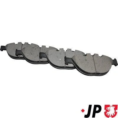 Imagem de JP GROUP 1463601910 Jogo de pastilhas para travão disco Eixo dianteiro excl. contacto aviso desgaste BMW: 5 Sedan, Touring, 7