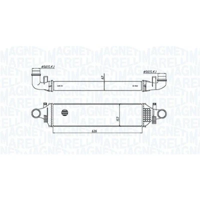 Imagem de MAGNETI MARELLI 351319205420 Intercooler MERCEDES BENZ: Classe A