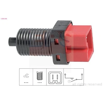 Imagem de EPS 1.810.184 Interruptor de luz stop mecânico Made in Italy OE Equivalent PEUGEOT: 307 SW, 206 Hatchback, CITROËN: C3 I Hatchback