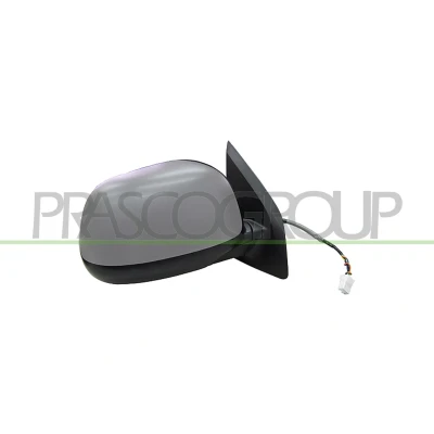 Imagem de Espelho retrovisor Prasco MB7147323 à direita com subcapa elétrico aquecível, rebatível, convexo, sem cor MITSUBISHI: Outlander 2 SUV