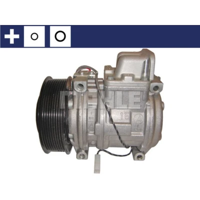 Imagem de MAHLE ORIGINAL ACP 116 000S Compressor 10PA15C 24 PAG 46 R 134a com retentor sem bujão de despejo do óleo