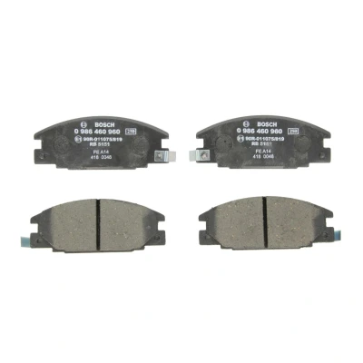 Imagem de BOSCH 0 986 460 960 Jogo de pastilhas para travão disco Baixo teor metálico com avisador sonoro desgaste OPEL: Frontera A SUV, Campo