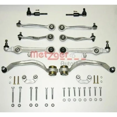 Imagem de METZGER 59000348 Jogo de reparação, braço transversal Eixo dianteiro com material fixação KIT + VOLKSWAGEN: Passat B5 GP Sedan, Sedan