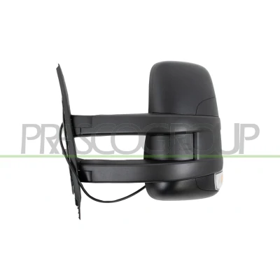 Imagem de espelho retrovisor Prasco FT9507014 esquerda preto braço do comprido, para regulação manual espelho, convexo, sem cor