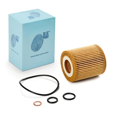 Imagem de BLUE PRINT ADB112106 Filtro de óleo com retentor Cartucho filtrante BMW: 3 Sedan, Touring, 5 Sedan