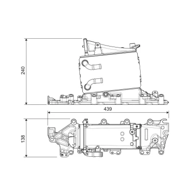 Imagem de VALEO 822935 Intercooler Alumínio sem sensor VOLKSWAGEN: Golf 7 Variant, 7, SKODA: Octavia 3 Combi