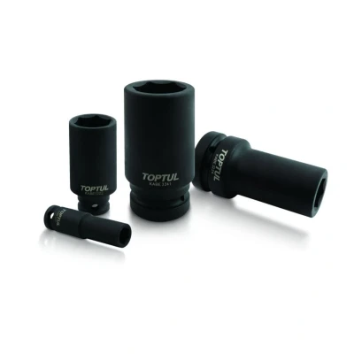 Imagem de Chaves de impacto 1&quot; 6 pontos TOPTUL 1/2 zoll 30 mm kant lang