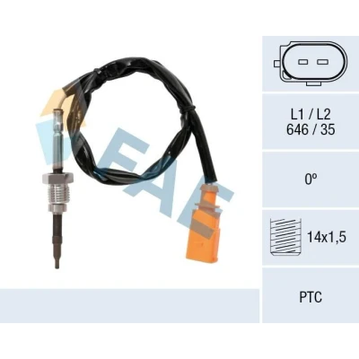 Imagem de FAE 68076 Sensor com filtro de partículas