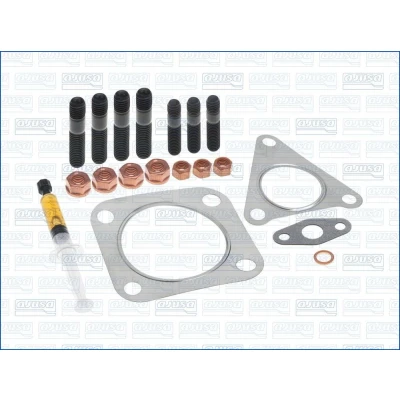 Imagem de AJUSA JTC11505 Kit de montagem, turbocompressor with studs, syringe oil com juntas instruções montagem