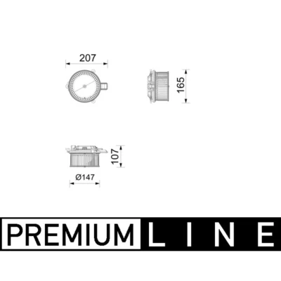Imagem de Ventilador da cabina MAHLE AB 436 000P