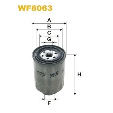 Imagem de Filtros combustível wix filters wf8063