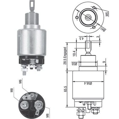 Imagem de MAGNETI MARELLI 940113050271 Interruptor electromagnético, motor de arranque