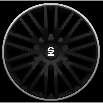 Imagem de SPARCO Bergamo SPC1585BKGR Proteções de roda 15polegadas preto, cinzento