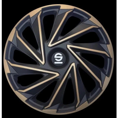 Imagem de SPARCO Verese SPC1680GDBK Proteções de roda 16polegadas dourado, preto