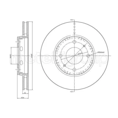 Imagem de METELLI 03 0246 Anilha de afinação, folga das válvulas 3,85mm