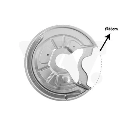 Imagem de VAN WEZEL 7622374 Defletor do Discos de Travão Eixo traseiro direito VOLKSWAGEN: Golf 6, 5, Touran I, AUDI: A3 Sportback, Hatchback