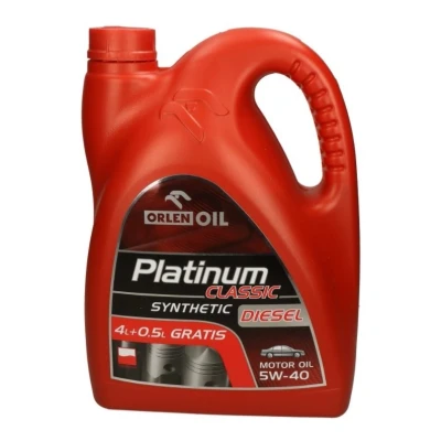 Imagem de Orlen Platinum Classic DIESEL SYNTHETIC 5W 40 4l Óleo do motor QFS406B60 MERCEDES BENZ: Classe C Sedan, 190, T modell