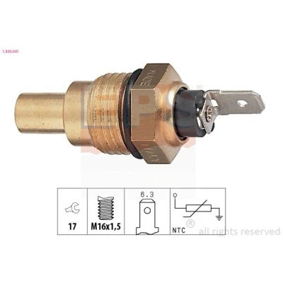 Imagem de EPS 1.830.041 Sensor da Temperatura do Líquido de Refrigeração Made in Italy OE Equivalent TOYOTA: Corolla VII Liftback, Celica V Coupe