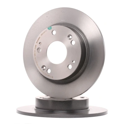Imagem de BREMBO COATED DISC LINE 08.A147.11 Disco de travão 260 9 5 cheio revestido com parafusos HONDA: CIVIC 8 Hatchback,
