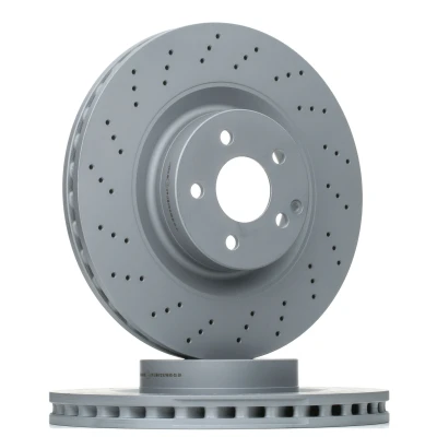 Imagem de ATE 24.0132 0138.1 Disco de travão 350,0 32,0 5 112,0 perfurado/ventilado revestido ligado/alto carbono com parafusos MERCEDES BENZ: Classe E Sedan