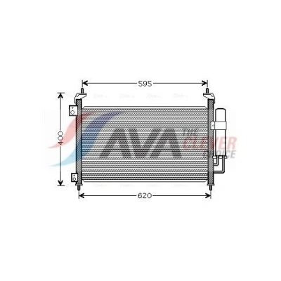 Imagem de PRASCO HD5213D Condensador com secador 15,5 10,2 Alumínio 640 HONDA: CIVIC 8 Hatchback
