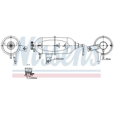 Imagem de NISSENS 996331 Depósito de Compensação Refrigerante 0,6 com capa TOYOTA: HILUX 3 Pick up