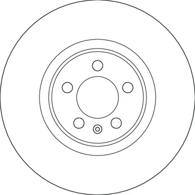 Imagem de TRW Disco de travão 25mm 5 100mm ventilado pintado DF6797S 2Q0615301J Discos
