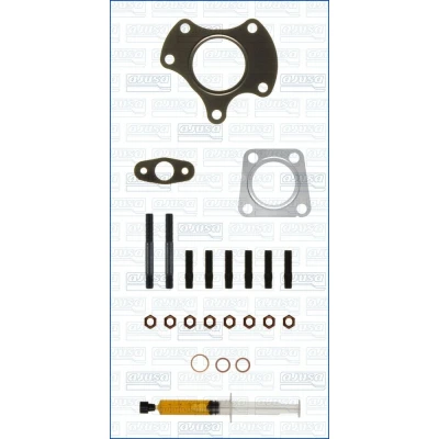 Imagem de AJUSA JTC12057 Kit de montagem, turbocompressor with studs, syringe oil com juntas