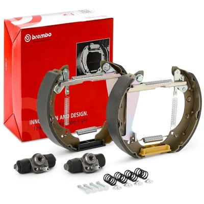 Imagem de BREMBO KIT &amp; FIT K 85 029 Jogo de travões, travões tambor VOLKSWAGEN: GOLF 3, Polo IV Hatchback, Lupo / 3L