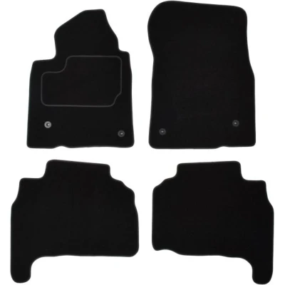 Imagem de MAMMOOTH A041 TOY215 PRM 01 Conjunto de tapete chão Têxtil à frente e atrás 4 preto TOYOTA: Land Cruiser 200