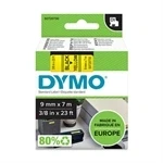 Imagem de Dymo D1 Etiquetas Poliéster 9mmx7m Preto/Amarelo