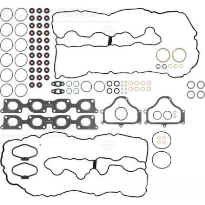 Imagem de REINZ 02 10180 01 Jogo de juntas, cabeça do cilindro com retentores haste válvulas, junta da tampa válvula, Sem cabeçote BMW: 7