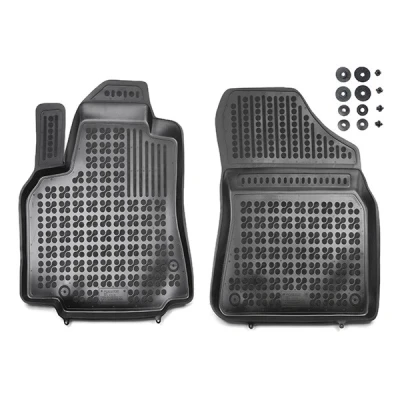 Imagem de REZAW PLAST 201212P Conjunto de tapete chão Borracha à frente 2 preto medida PEUGEOT: Partner II Van, CITROËN: Berlingo