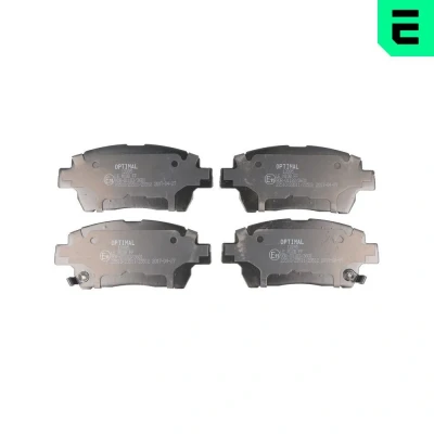 Imagem de OPTIMAL BP 12095 Jogo de pastilhas para travão disco Eixo dianteiro com avisador sonoro desgaste TOYOTA: Corolla IX Hatchback, Yaris I Hatchback