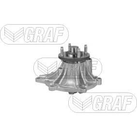 Imagem de GRAF PA1437 Bomba de água com junta mecânico Chapa aço para accionamento da correia trapezoidal estriada TOYOTA: HILUX 5 Pick up