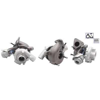 Imagem de ELSTOCK 91 0243 Turbocompressor accionado pelos gases de escape, atuador controlo pneumático com juntas AUDI: A4 B5 Avant