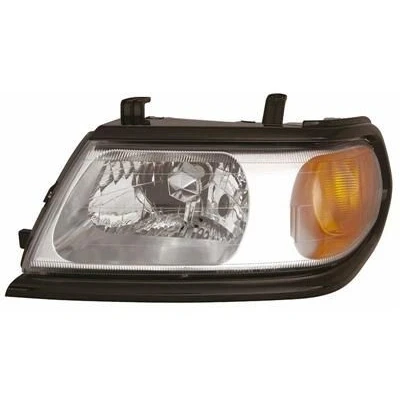 Imagem de VAN WEZEL 3248963 Farol Principal esquerda H4 amarelo para circulação pela direita P43t